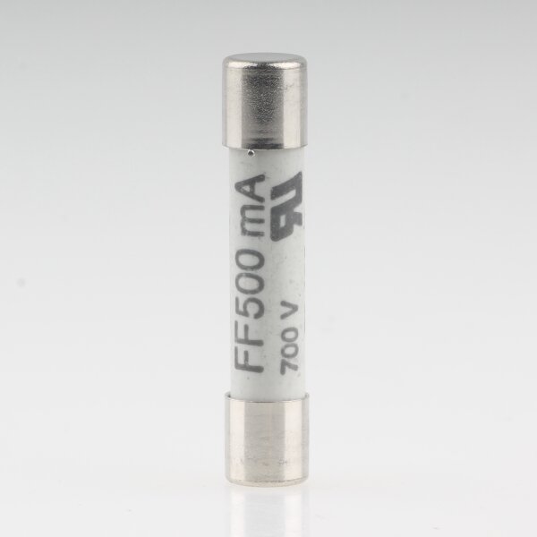 0.5A Feinsicherung Keramik 6,3x32mm 700V/500mA superflink