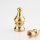 Lampen Abschlussknopf Zierknopf M10x1 mm Innengewinde 15x31 mm Messing roh