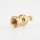 Lampen Abschlussknopf Zierknopf M10x1 mm Innengewinde 15x31 mm Messing roh