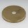 Lampen Abschluss-Scheibe Kaschierung Zierkappe 61x6mm Messing roh 10,2mm Mittelloch