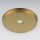 Lampen Abschluss-Scheibe Kaschierung Zierkappe 71x6mm Messing roh 10,2mm Mittelloch