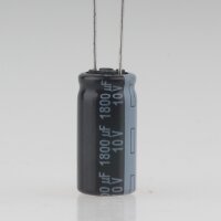 1800uF 10V Elko Elektrolytkondensator Radial 105°...