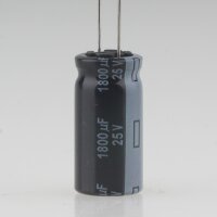 1800uF 25V Elko Elektrolytkondensator Radial 105°...