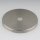 Lampen Abschluss-Scheibe Kaschierung Zierkappe 71x6mm Metall Edelstahloptik 10,2mm Mittelloch