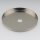 Lampen Abschluss-Scheibe Kaschierung Zierkappe 71x6mm Metall Edelstahloptik 10,2mm Mittelloch