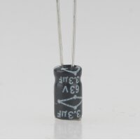 3,3uF 63V Elko Elektrolytkondensator Radial 105° 4x7mm
