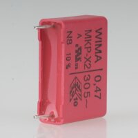 0.47uF 305V MKP-X2 Entstörkondensator 26x16mm...