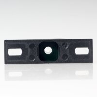 Wand- und Deckenhalter mit M10x1 Gewinde für Deckendose oder Lampen-Baldachin Kunststoff schwarz