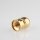 Lampen Abschlussknopf Zierknopf M10x1 mm Innengewinde 16x25 mm Messing roh