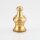 Lampen Abschlussknopf Zierknopf M10x1 mm Innengewinde 18x33 mm Messing roh