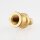 Lampen Abschlussknopf Zierknopf M10x1 mm Innengewinde 18x33 mm Messing roh