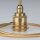 Textilkabel Lampenpendel Gold mit E27 Vintage Fassung Metall Messing 2 Schraubringe