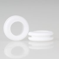 Kabeldurchführungstülle 20x7mm Weiß...