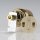E27 Premium Lampenfassung Metall vermessingt mit Winkel & Zugentlastung