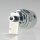 E27 Premium Lampenfassung Metall verchromt mit Winkel & Zugentlastung