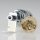 E27 Premium Lampenfassung Metall verchromt mit Winkel & Zugentlastung