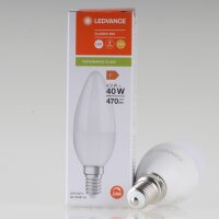 LEDVANCE E14 LED Leuchtmittel 4.9W=(40W) 240V Kerzen-Form...