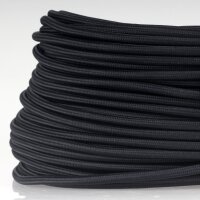 Textilkabel schwarz 2-adrig 2x0,5mm²...