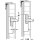 Häfele Spiegelaufhänger höhenjustierbar 6 mm für Holzplatten ab 16 mm – SET mit Schrauben & Dübeln