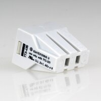 WAGO 773-496 Verbindungsklemme 6-polig lichtgrau für NYM-J Kabel bis 2,5 mm²