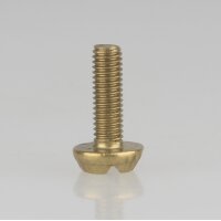 M3 Rändelschraube 7x12 mm Messing roh Leuchtenbau