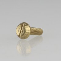 M3 Rändelschraube 7x12 mm Messing roh Leuchtenbau