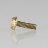 M3 Rändelschraube 7x12 mm Messing roh Leuchtenbau