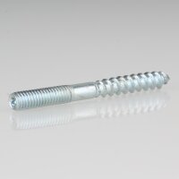M6x60 Stockschraube Stahl verzinkt mit Torx Antrieb und gewalztem Gewinde