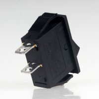 Einbau-Wippschalter schwarz 1-polig EIN/AUS 250V/15A...