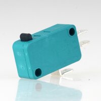 Mikroschalter 1-polig 10A/250V AC grün ohne Hebel