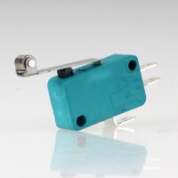 Mikroschalter 1-polig 10A/250V AC grün mit...