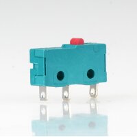 Mikroschalter 1-polig 5A/250V AC grün ohne Hebel