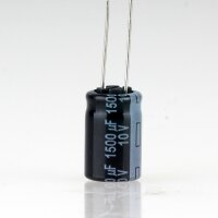 1500uF 10V Elko Elektrolytkondensator Radial 105°C...