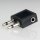Flugzeug- / Reise-Kopfhörer-Adapter 2 x 3,5mm AUX-Klinke auf 1 x 3,5mm Buchse