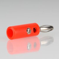 Bananenstecker Büschelstecker 4,5mm rot mit...