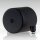 Lampen Deckenbaldachin 62x63mm Zylinderform Metall schwarz mit Zugentlastung Kunststoff