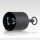 Lampen Deckenbaldachin 62x63mm Zylinderform Metall schwarz mit Pendelrohr für Kettenaufhängung
