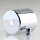 Lampen Deckenbaldachin 62x63mm Zylinderform Metall verchromt mit Zugentlastung Metall