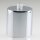 Lampen Deckenbaldachin 62x63mm Zylinderform Metall verchromt mit Zugentlastung Kunststoff transparent