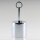 Lampen Deckenbaldachin 62x63mm Zylinderform Metall verchromt mit Pendelrohr für Kettenaufhängung
