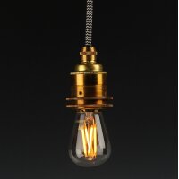 Danlamp E14 LED Mini Edison Gold Vintage Lampe 1,5W 2000K...