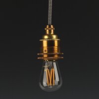 Danlamp E14 LED Mini Edison Gold Vintage Lampe 1,5W 2000K...