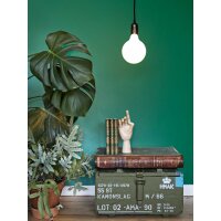Danlamp E27 LED Mega Edison Globe Opal Vintage Lampe 4W 2700K 125mm dimmbar