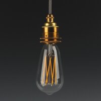 Danlamp E27 LED Edison Vintage Lampe 6W 2200K 64mm dimmbar
