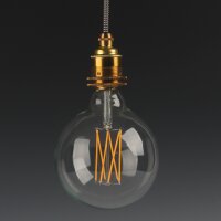Danlamp E27 LED Mega Edison Gold Globe Vintage Lampe 2,5W...