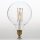 Danlamp E27 LED Mega Edison Gold Globe Vintage Lampe 2,5W 2000K 125mm dimmbar