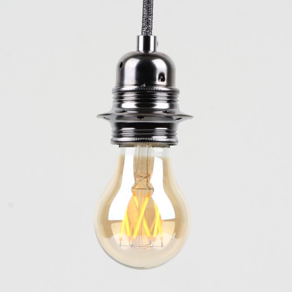 Danlamp E27 LED Standard de Luxe Gold Vintage Lampe 2W 2000K 60mm dimmbar