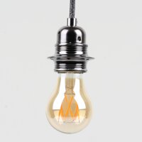 Danlamp E27 LED Standard de Luxe Gold Vintage Lampe 2W...
