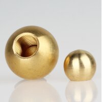 M10x1 Sackgewinde – Messing Metallkugel Ø 14...