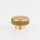 Lampen Rändelknopf M5 Innengewinde 18x10 mm Messing roh